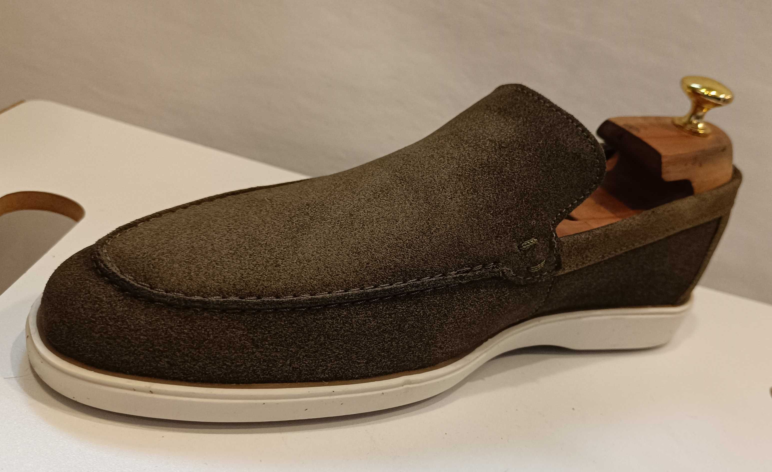 Pantofi mocasini casual 40.5 41 Jensen NOI piele naturala moale
