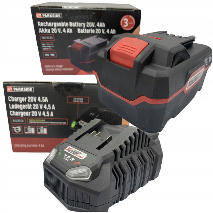 Baterie Acumulator Parkside 8Ah Smart Performance 8Ah 20V