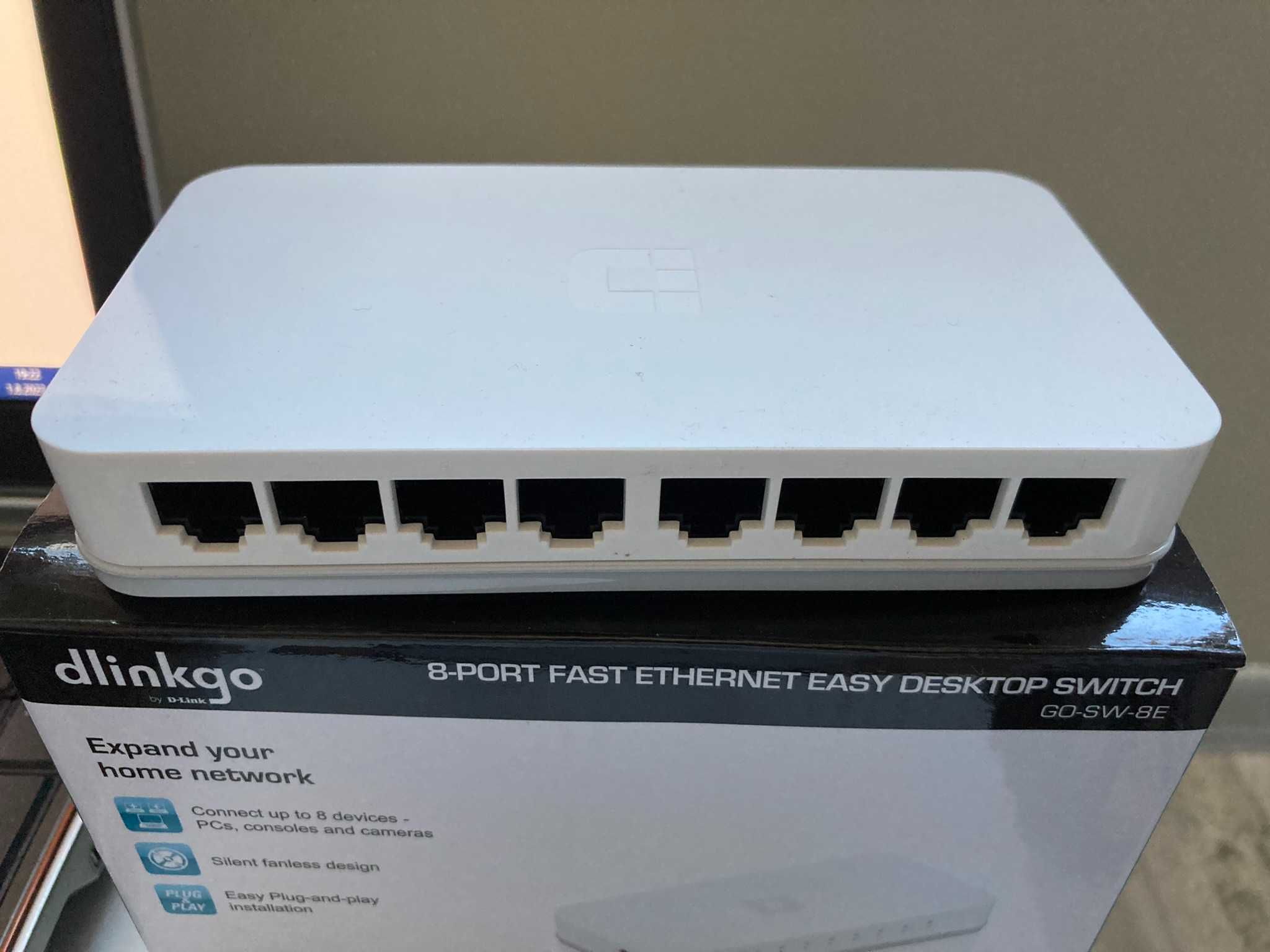 8 port switch D-Link dlinkgo GO-SW-8E