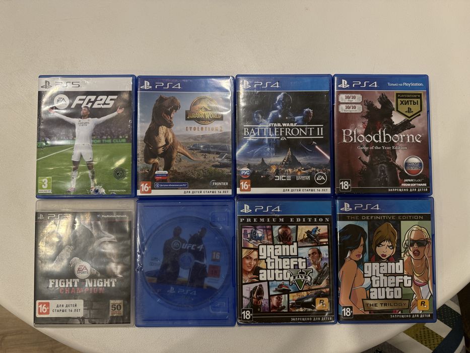 Продам игры для пс4-5