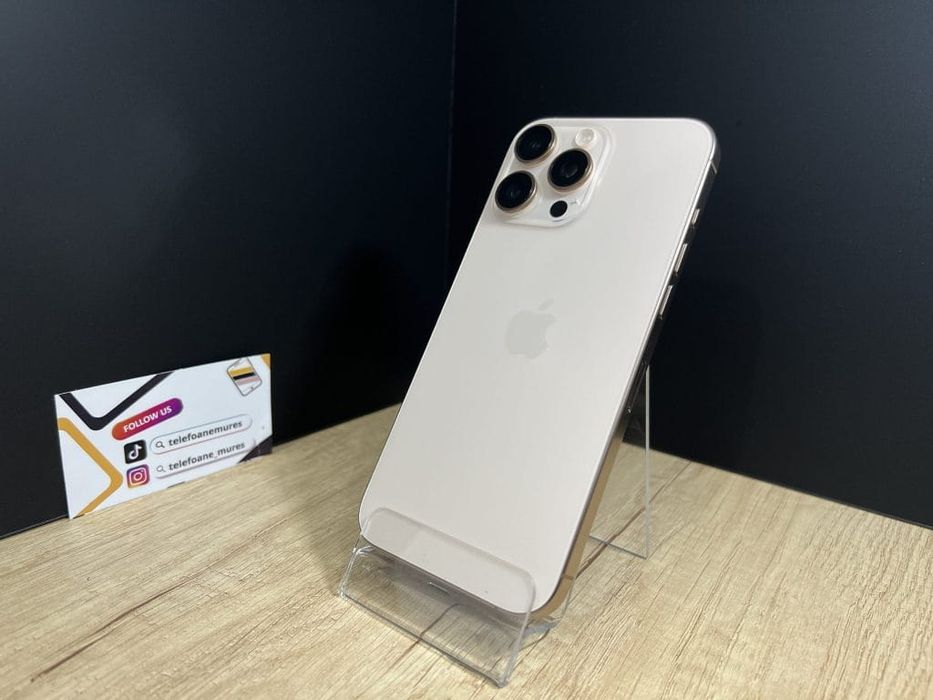 Iphone 16 Pro Max 256Gb Desert Titanium Second-Hand Bun 3 ani garanție