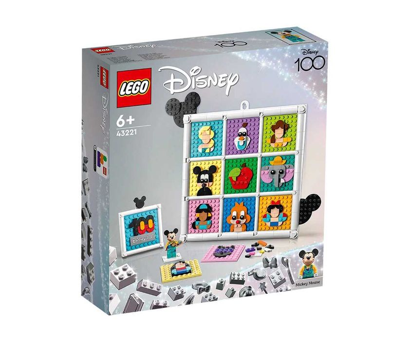 Ново Lego Disney - 100 години анимационни легенди от Disney (43221)