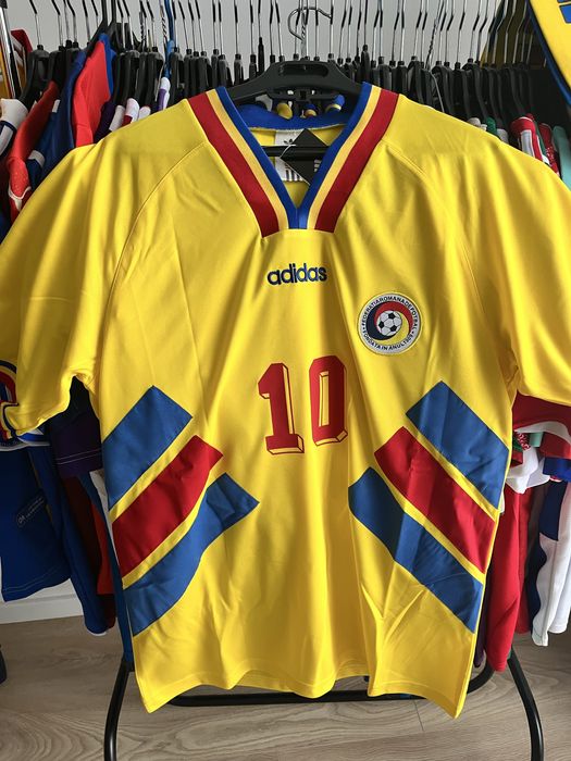 Tricou de fotbal World Cup 1994 Gica Hagi 10 Romania marime M