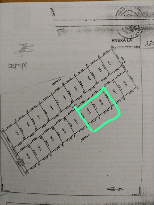 Vând 2 parcele 550mp, ideale rulota/gradinarit/wk-end Podu Olt, Brasov