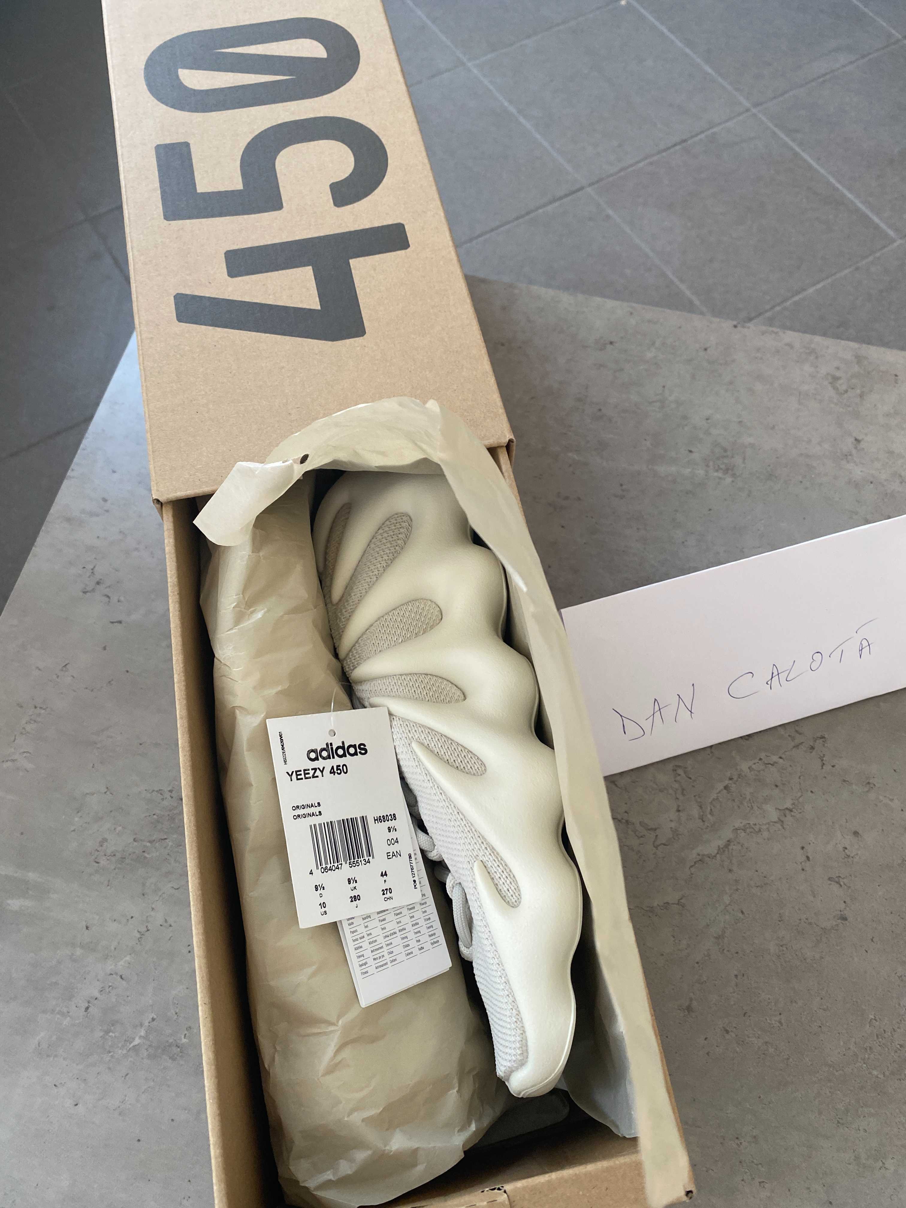 Adidas Yeezy 450 Cloud White Size 44