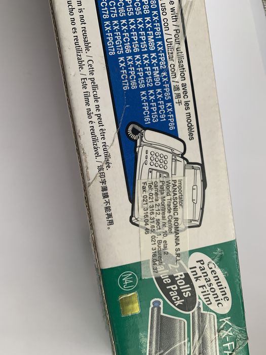 Panasonic KX-FA55A telefon fax ca nou/Nou Sigilat ink film rezerva