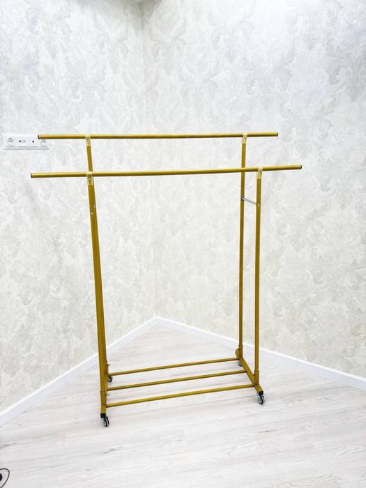 вешалка металлическая напольная усиленная 100 кг