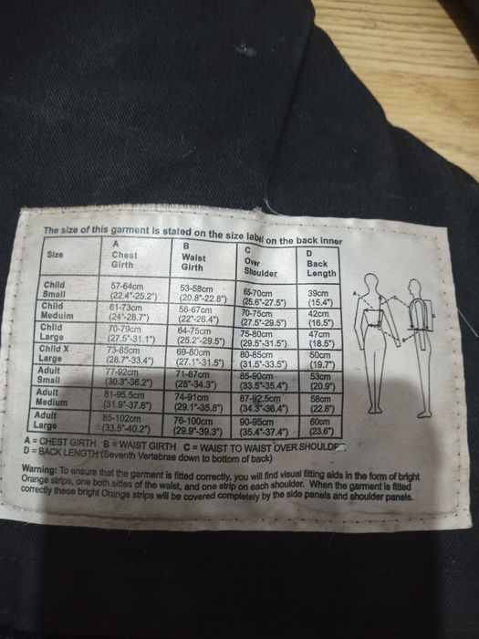 Vestă protecție călărie