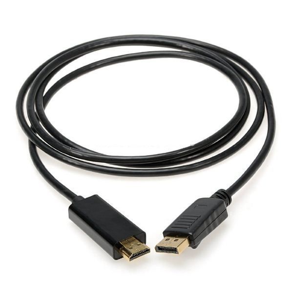 DisplayPort към HDMI качествен кабел 1.8м / 3м + Гаранция