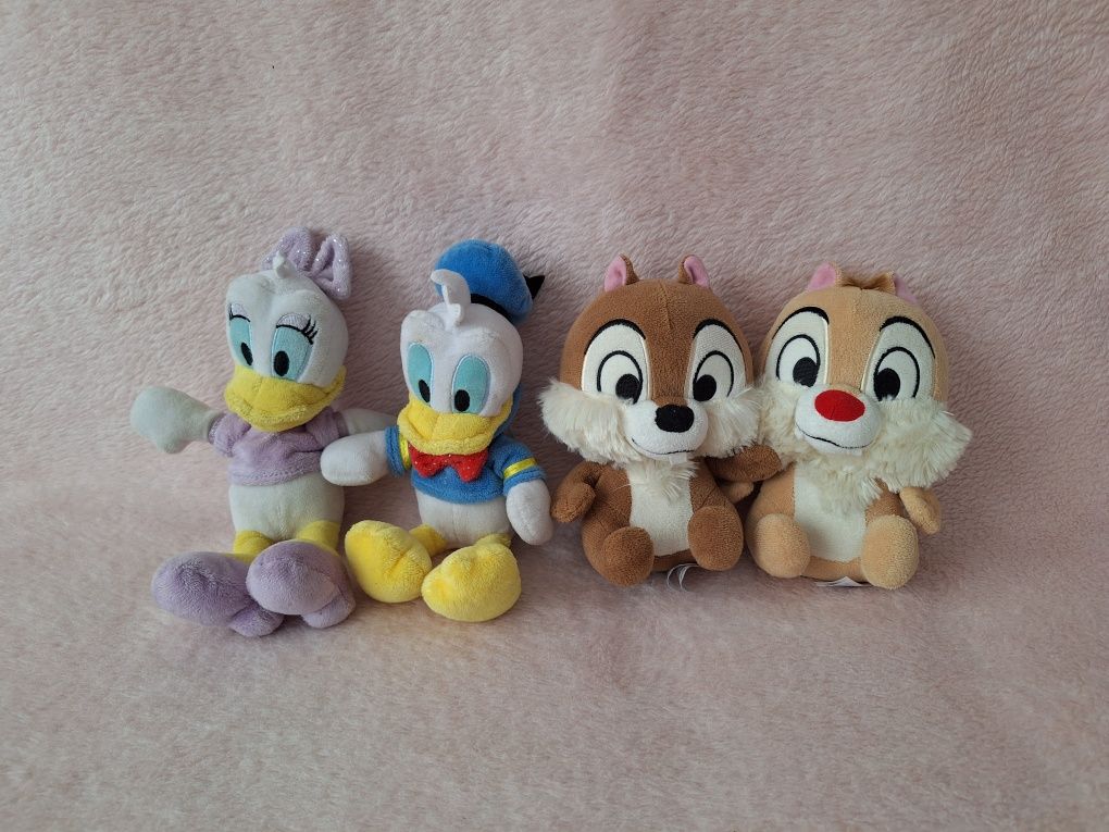 Lot 4 jucarii de plus Disney: Chip si Dale, Daisy si Donald Duck