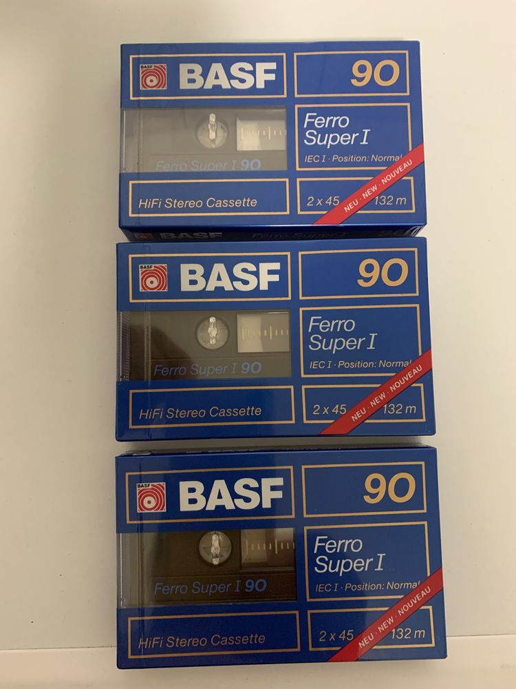 Vind casete audio BASF. Ferro Super I