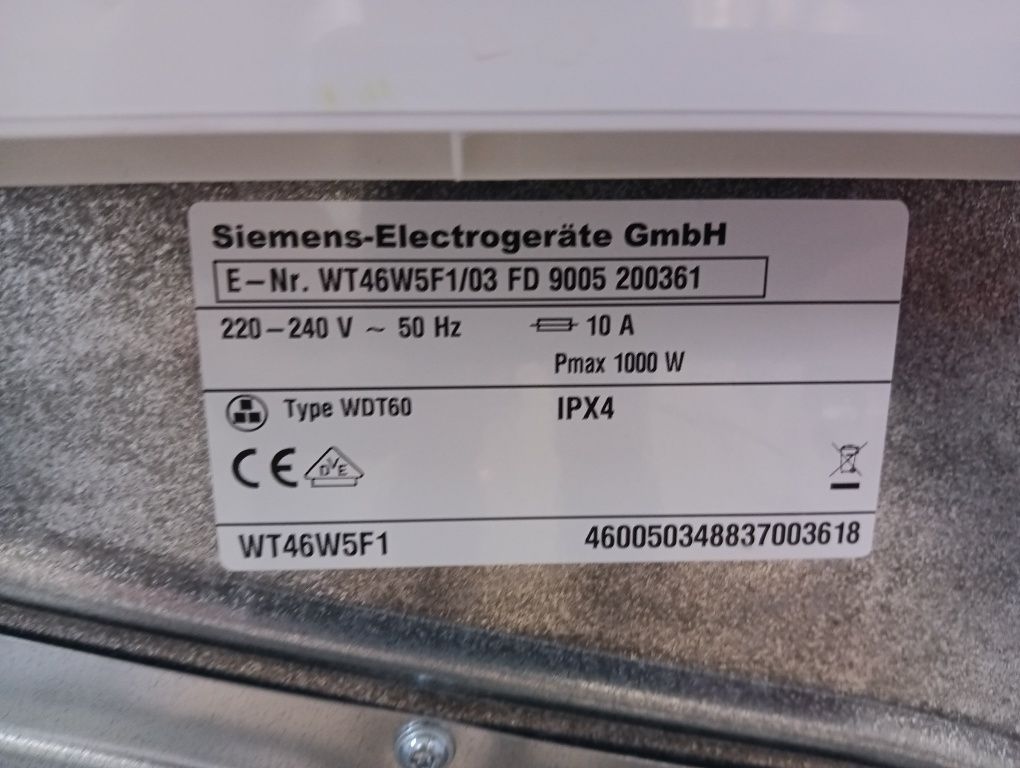 Сушилня с термопомпа Сименс Siemens Blue Therm A++7кг 2години гаранция