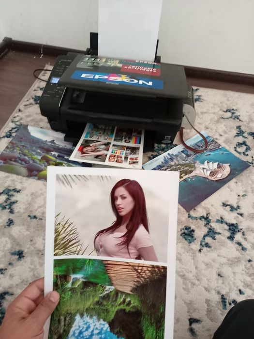 Epson L 210 idialni holatda prabeg350 dyuzi 100%. Rasm o'zida chiqgan