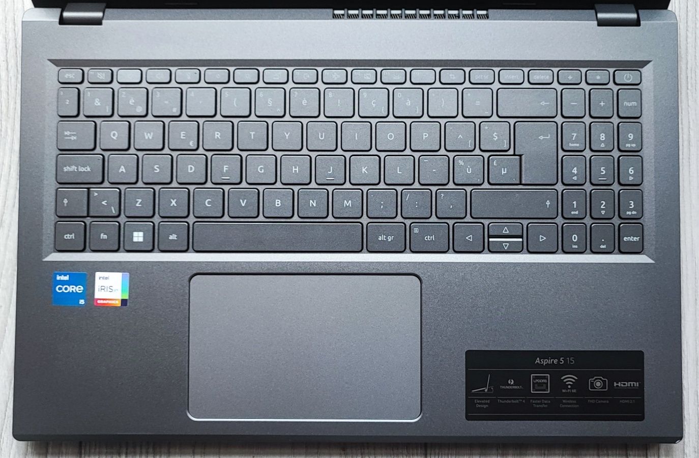 Dezmembrez Laptop Acer A515-58M 15 FHD, i5-1335u,16gb,512gb stare buna