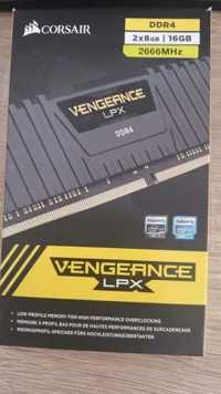 16gb ram ddr4 2666mhz Corsair Vengeance LPX dual channel in garantie