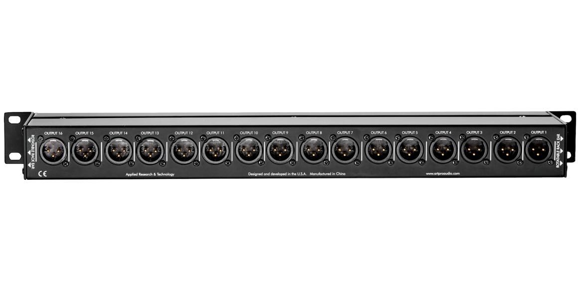 Patchbay ART P16 - 1U in rack