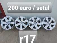 Set jante aluminiu originale r17 / Audi Vw Skoda Seat / 5x112