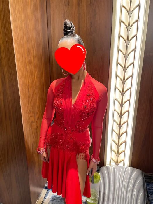 Платье бальное для латины. Юниоры 2.