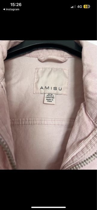 Jacheta din catifea reiata Amisu