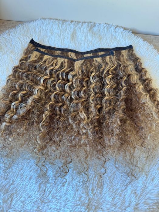 РАЗПРОДАЖБА – 100% натурална индийска коса, 45 см, 120 грама.