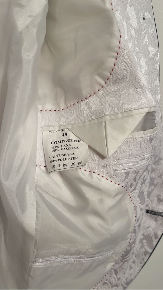 De vânzare costum de mire marimea 48
