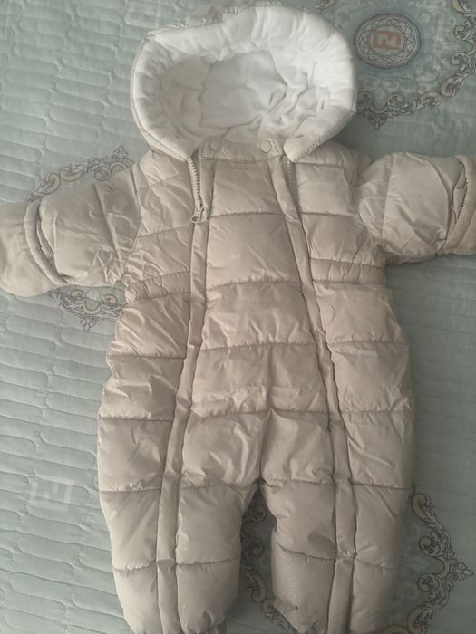 Зимний комбинезон для новорожденых (62) Есть ботинки теплые отдельно