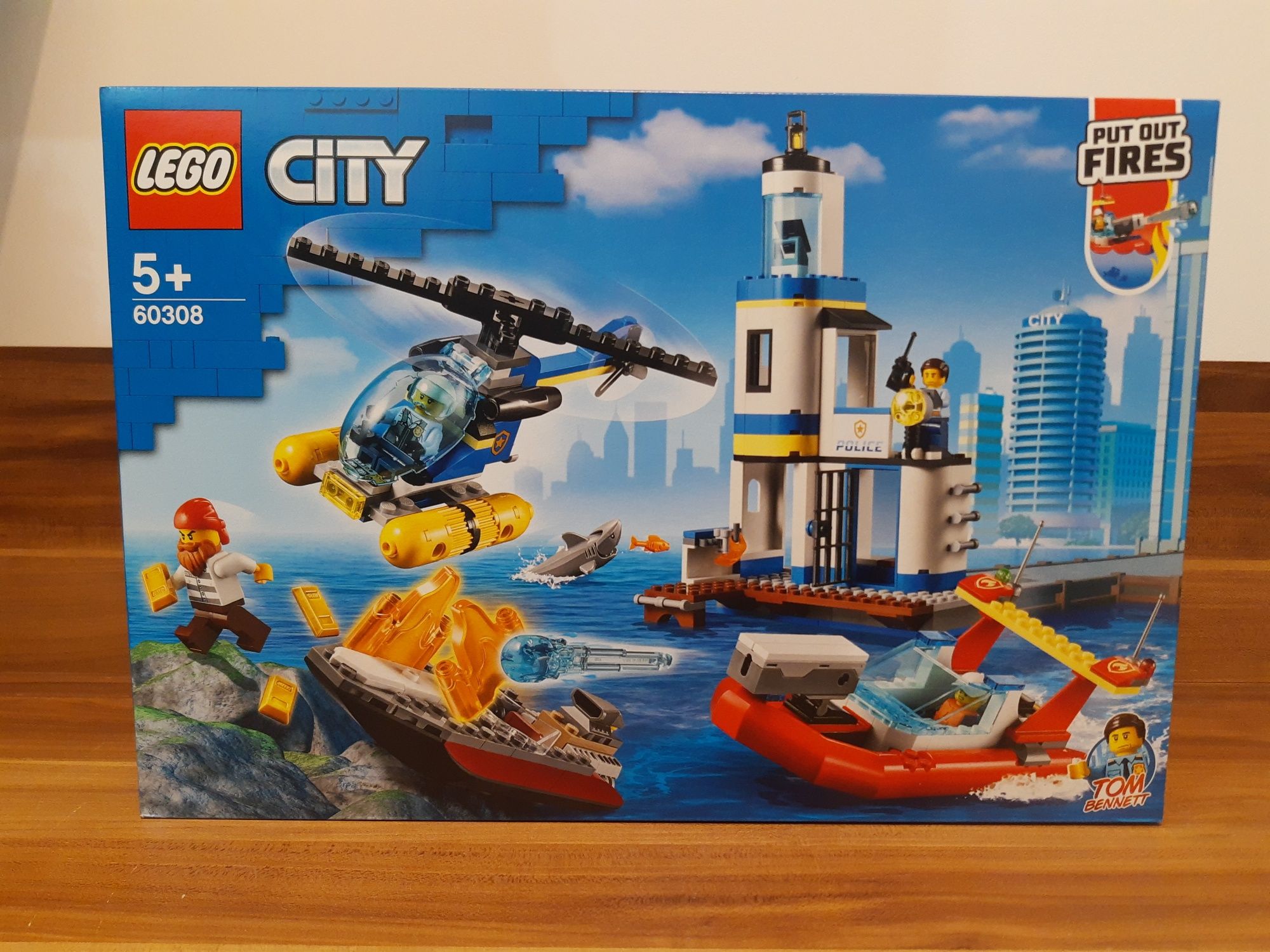 LEGO City 60308 - Politia si pompierii de coasta