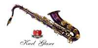 Tenor Saxofon MOV/LILA+AURIU curbat Karl Glaser Sax Saxophone Bb(Sib)
