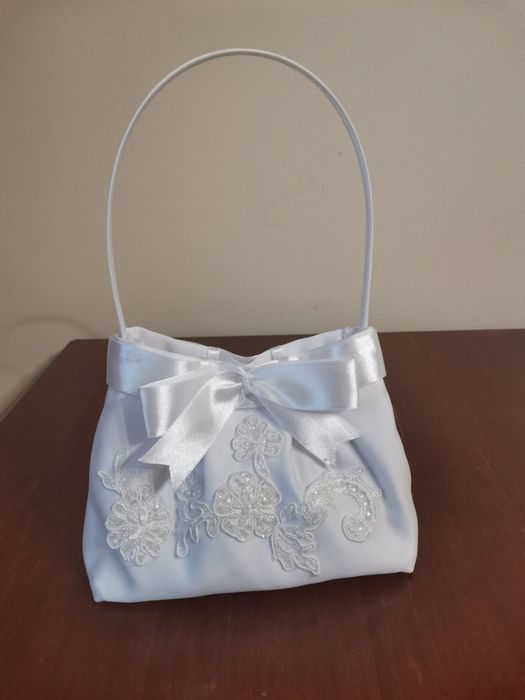 Poseta mireasa satin