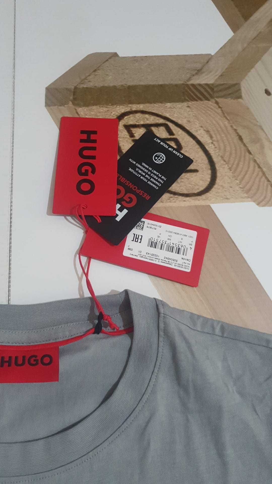 Vand tricou barbati Hugo Boss masura S,M si L original nou cu eticheta