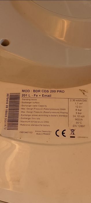 Boiler Ariston 200 L