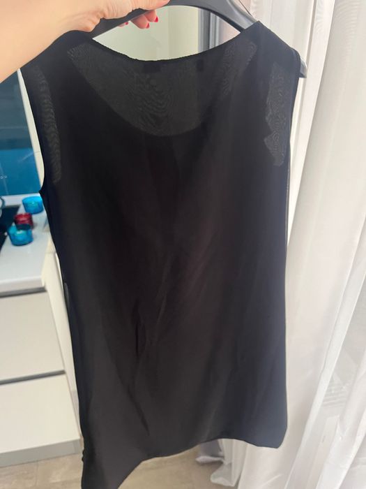 Rochie voal neagra scurta Zara