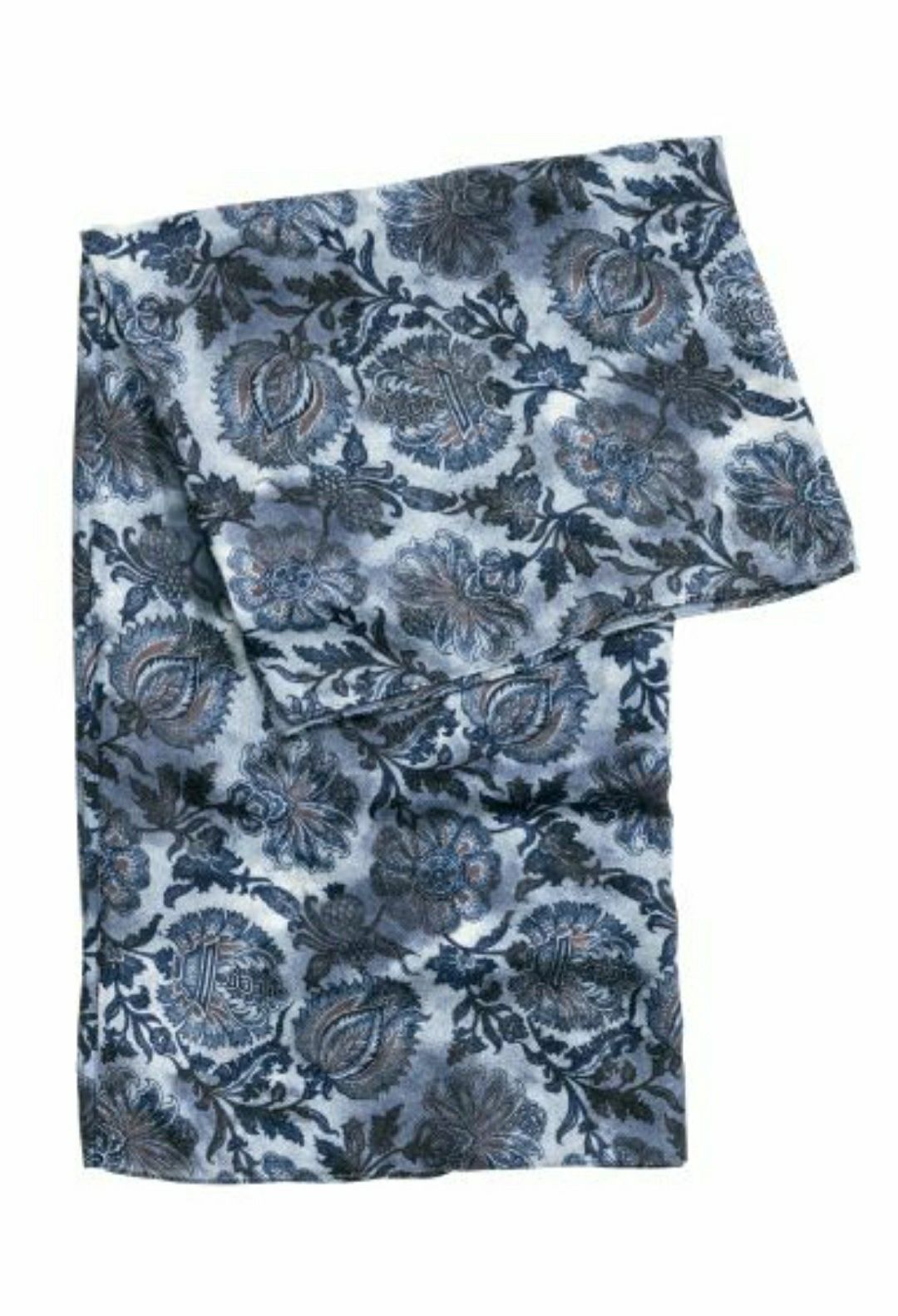 Esarfa H&M albastra print floral