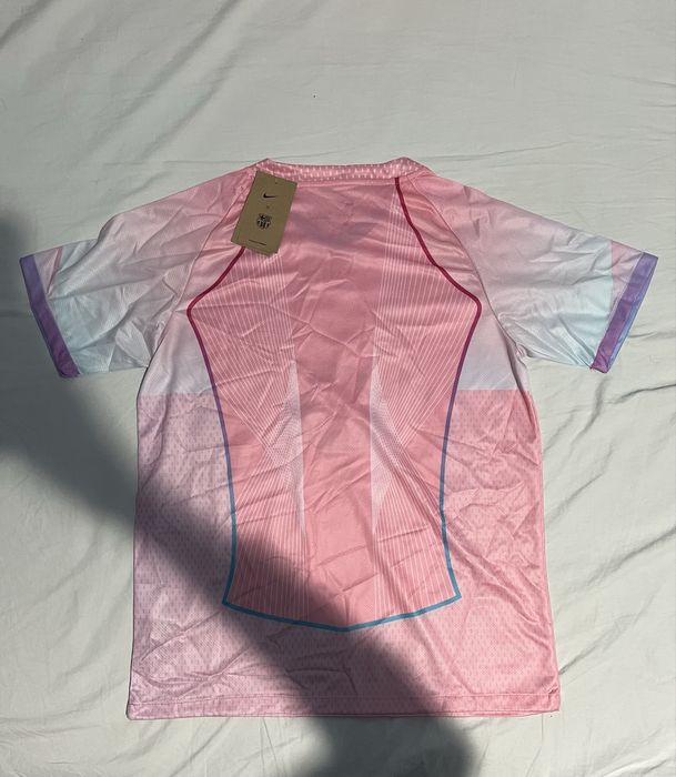 Tricou de fotbal cu Barcelona roz