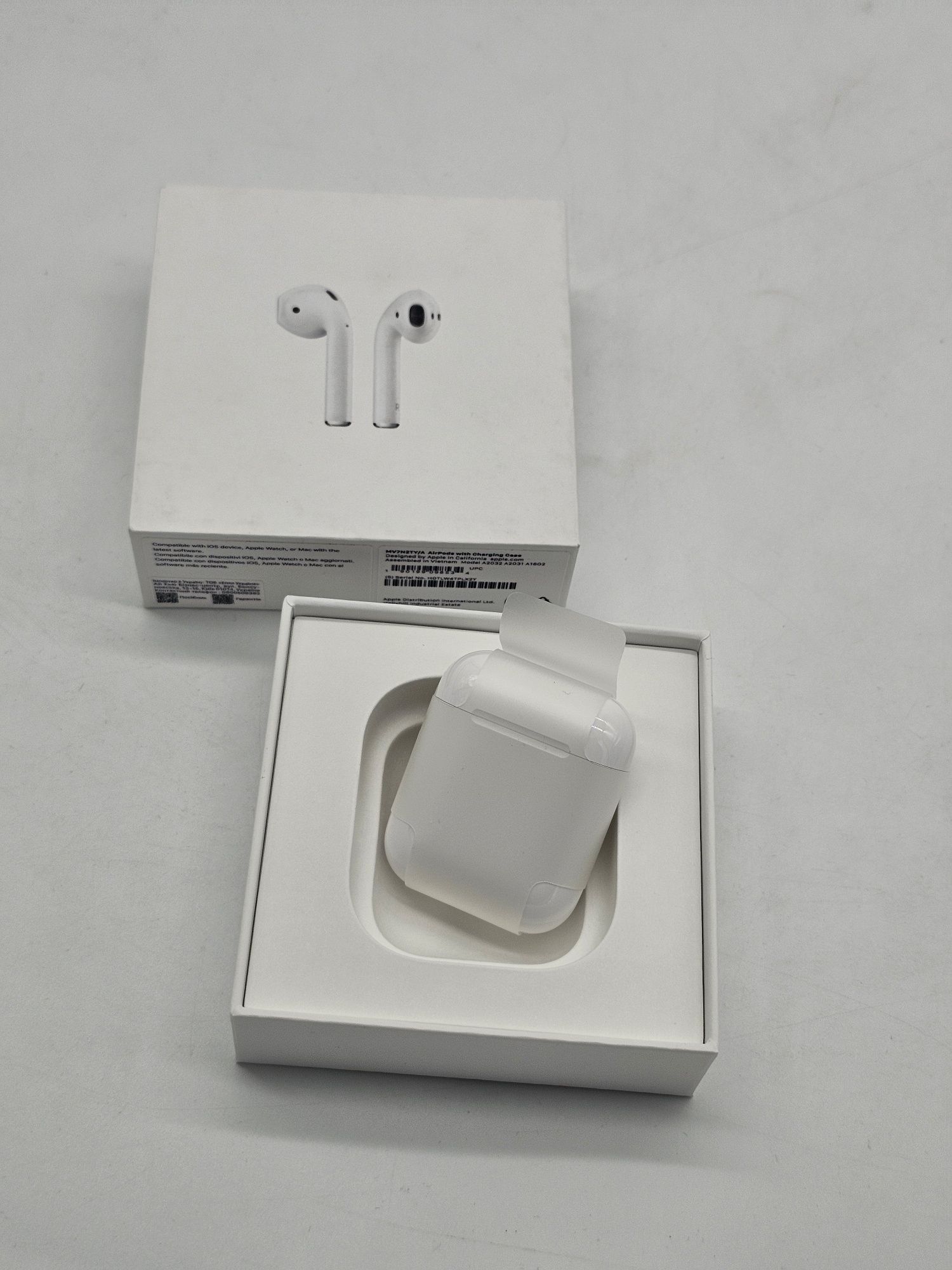 Casti APPLE AirPods 2 MV7N2ZM/A, Resigilat originale True Wireless, Bl