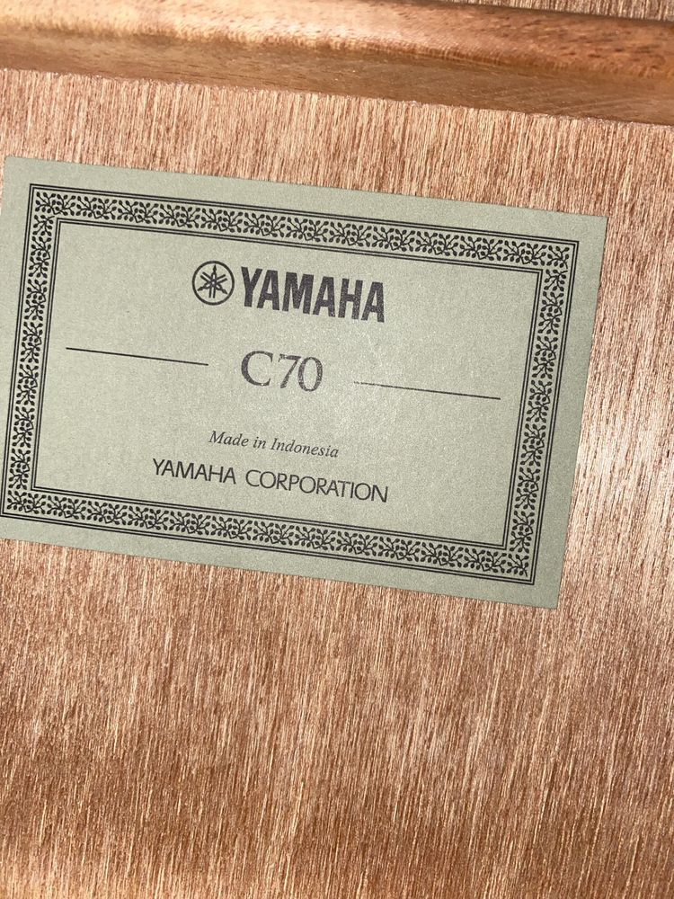 Yamaha c70 Классическая Гитара Индонезия