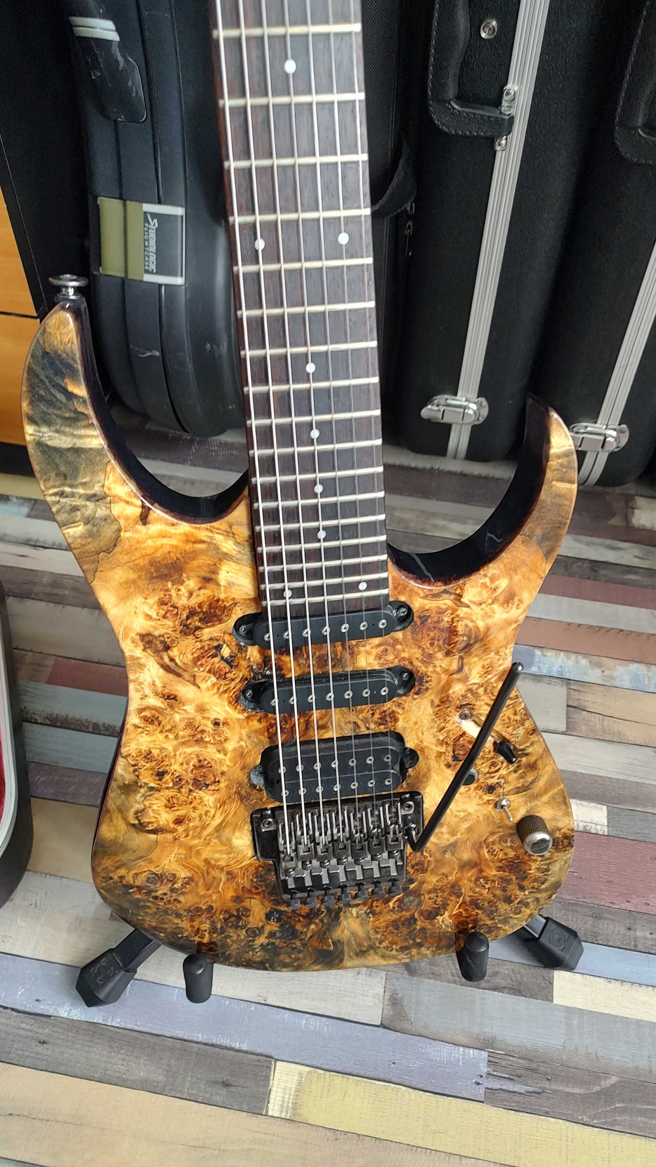 Японска 7-струнна китара Ibanez RG1527, Modded by Qdeff Guitars