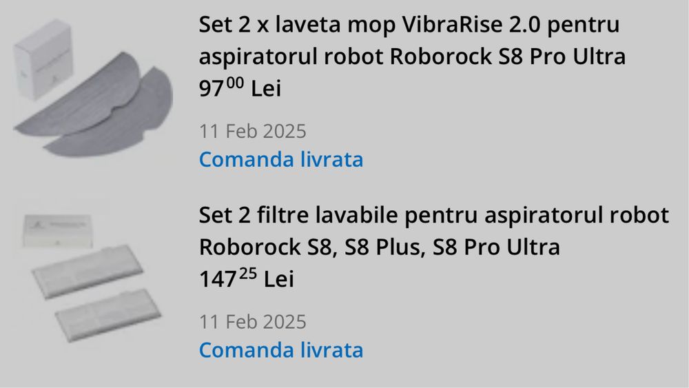 Roborock S8 ultra pro + accesorii extra