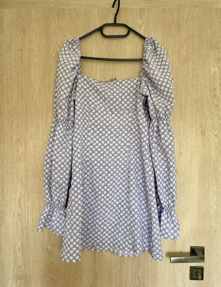 Rochie mov cu floricele HM
