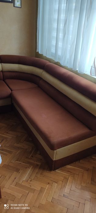 Кухненски диван кафяв