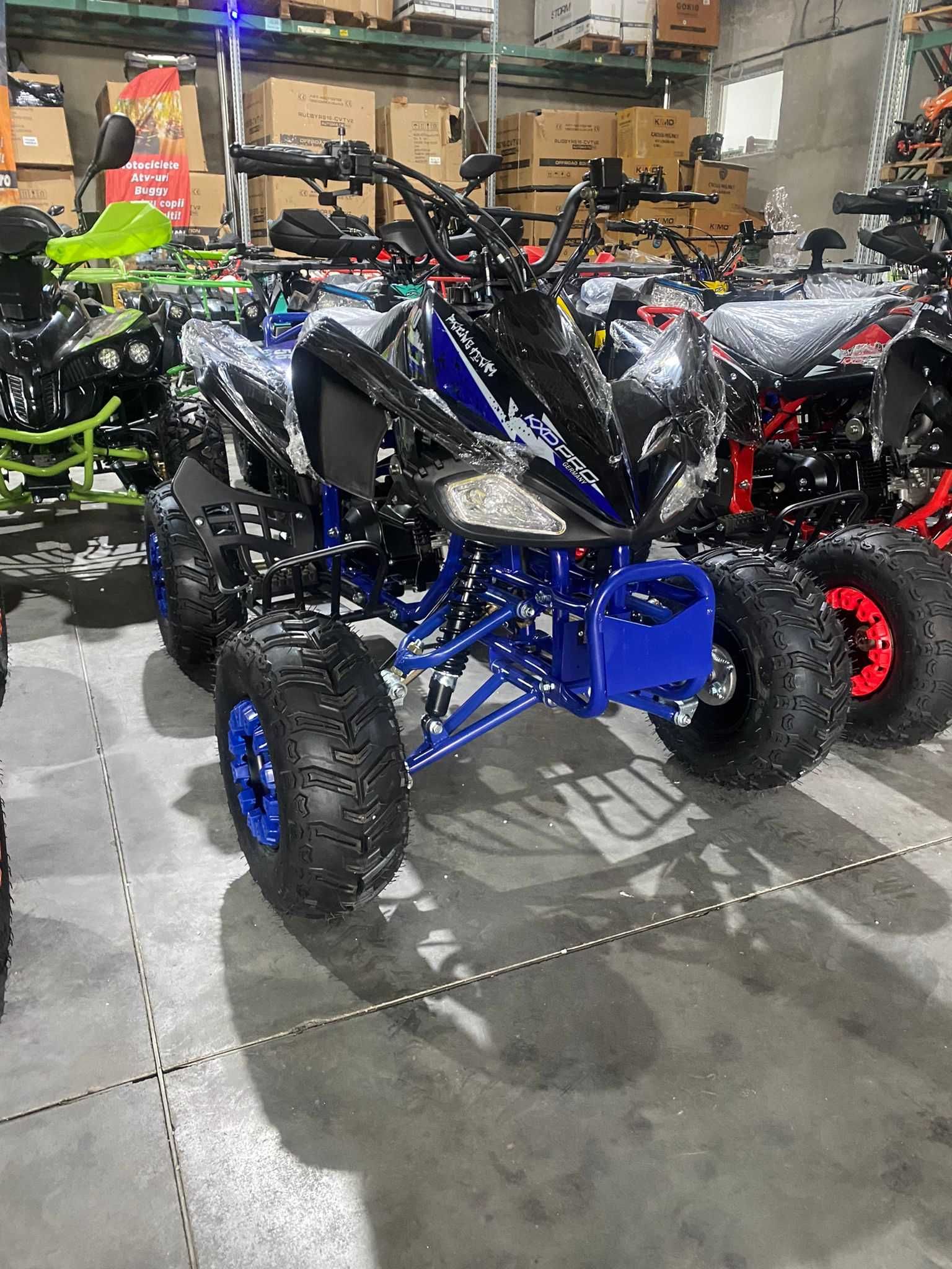 Atv Raptor Kxd 125Cc 004-7 Cutie Automata D+R ALBASTRU