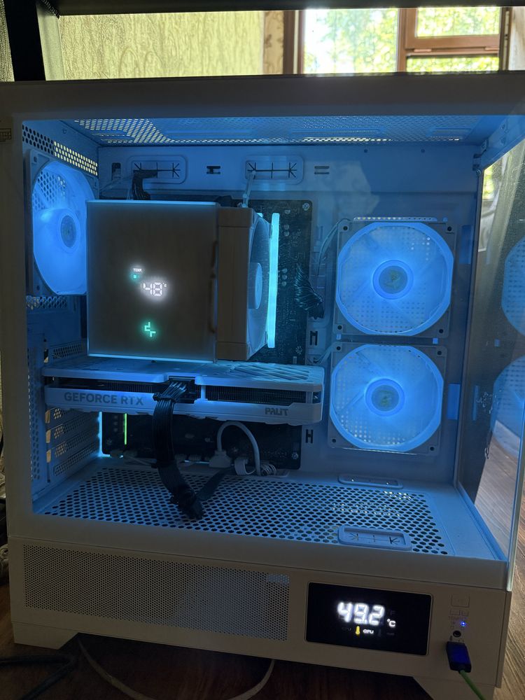Белая сборка rtx 4060ti white + ryzen 7 5700x3d