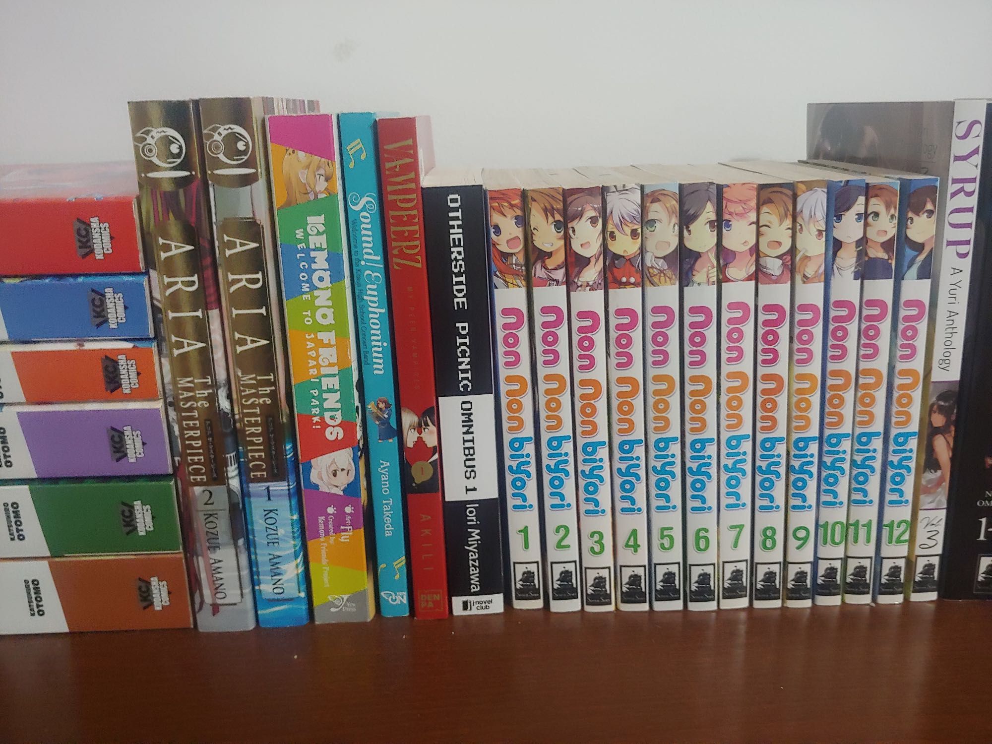 Manga Diverse (Akira, Aria, Syrup Non Non Biyori, etc.)