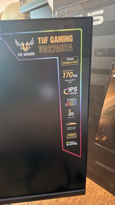 Геймърски монитор ASUS TUF gaming 27 inch 2560x1440 170hz