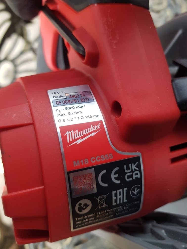 circular milwaukee M18 CCS55