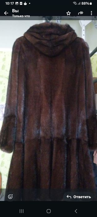 Шуба норка, российский мех