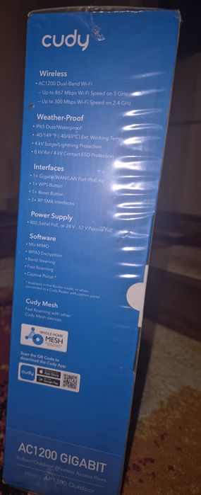 Access Point wireless exterior Cudy AP1200