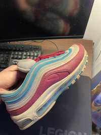 Nike Air Max 97 Light Taupe Geode Teal Team Red