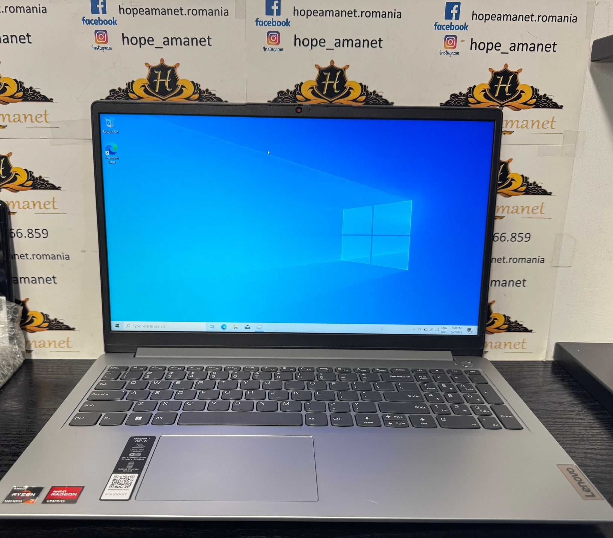 Hope Amanet P10/Lenovo IdeaPad 1 15ALC7 15.6 Full HD, AMD Ryzen 7 5700