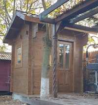 Saune de exterior, traditional finlandeze